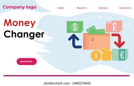 Web template easy to use business, office, it, automobile template vector 