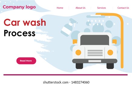 Web template easy to use business, office, it, automobile template vector 