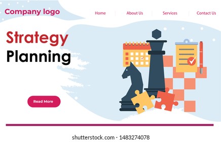 Web template easy to use business, office, it, automobile template vector 