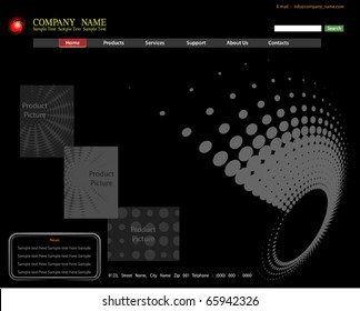 Web Template Halftone