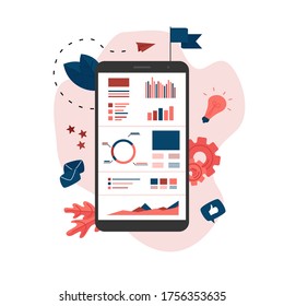 Plantilla Web. Hombres estudiando estadísticas financieras en el monitor de pantalla. Informes financieros, gráficos en pantallas de escritorio. Concepto de negocio	
