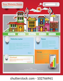Web template "Old city" collection