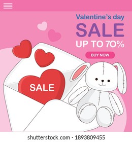 Web template for valentines day sales
