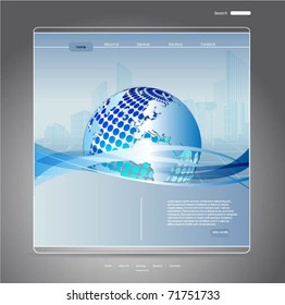 web template vector