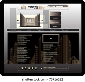 web template-vector design
