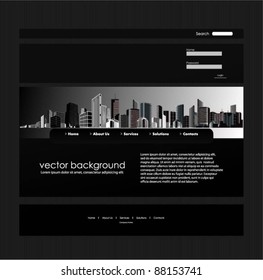 web template-vector design