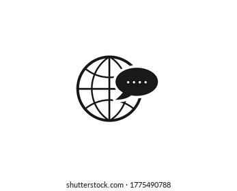 Web Text Message Icon - Web Internet Online Text Mail Icon