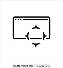 the web that is the target of hackers, suitable for presentation icons, web, and mobile applications