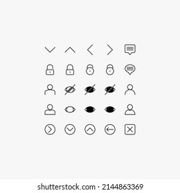 web . thin icon designs. a collection of simple icon designs for web and application displays. technology. outlines . vectors. modern. set of icon designs with eps format