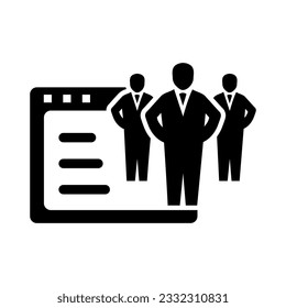 Web Traffic Counter Flat Black Icon Isolate On White Background Vector Illustration | Seo Icons