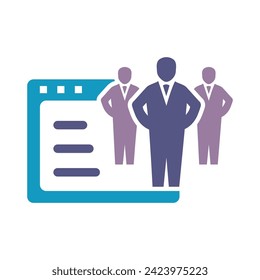 Icono De Color Plano Del Contador De Tráfico Web Aislado En La Ilustración Del Vector De Fondo Blanco | Iconos de Seo