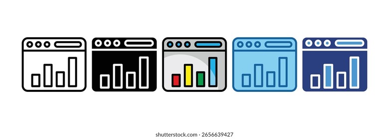 Icon-Element für Webverkehr für Design