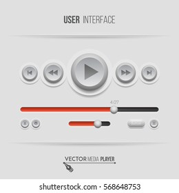 Web UI elements design. User interface. Vector illustration.