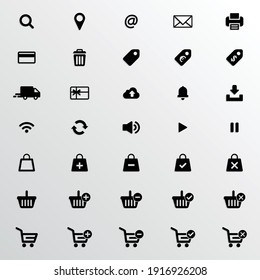 web UI icon set, symbol and vector, Can be used for web, print and mobile