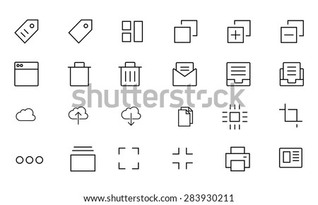 Web UI Vector Icons 1