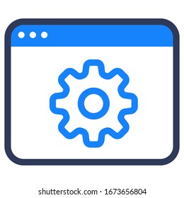 web under maintance business icon 
