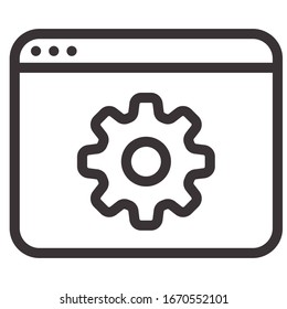 icono de esquema de mantenimiento de Web bajo