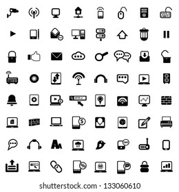 Web Universal icons For Web and communication,vector