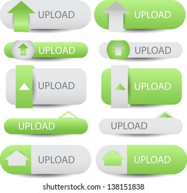 web upload button set