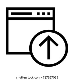 Web upload icon