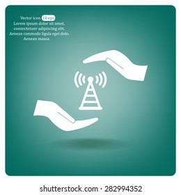 web Us icon. vector design