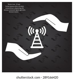 web Us icon. vector design