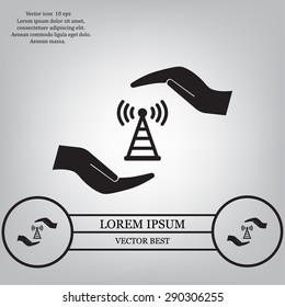 web Us icon. vector design