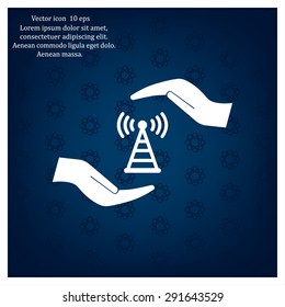 web Us icon. vector design