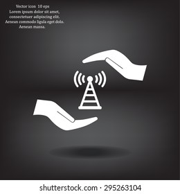 web Us icon. vector design