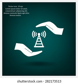 web USB icon. vector design