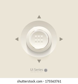 Web user control detailed UI elements design, interface.