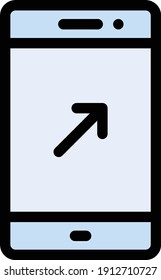 icono de línea de color de vector web 