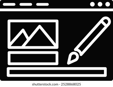 Ícone detalhado da ilustração vetorial de design do vetor da Web