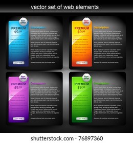 web vector element design