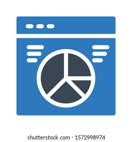 web vector glyph color icon 