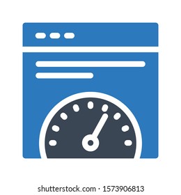 web vector glyph color icon 