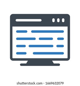 icono de color de glifo vectorial web 