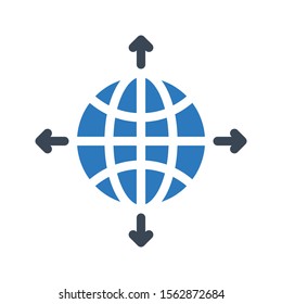 web vector glyph colour icon 