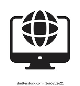 web vector glyph flat icon 