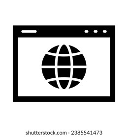 Web-Vektorsymbol für persönliche und kommerzielle Nutzung.
