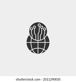 Web vector icon illustration sign