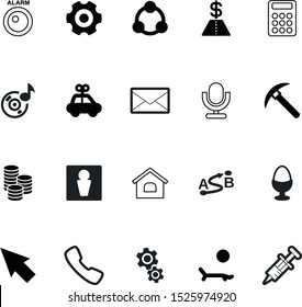 web vector icon set such as: siren, note, fun, vacation, chair, message, b, axe, radio, set, building, stack, mortgage, coins, light, medical, mouse, concert, support, auto, care, chart, motion