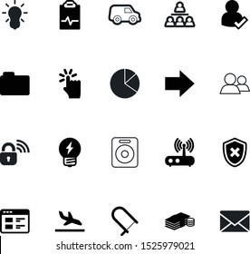 web vector icon set such as: statistics, linear, staff, fitness, audio, finger, plane, insurance, locked, pie, volume, buttons, signal, electronic, speaker, page, arrow, instrument, app, cross, open