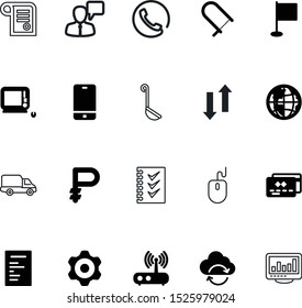 web vector icon set such as: power, group, cellular, banner, contract, pennant, world, singer, flag, delivery, circle, wheel, monoblock, fretsaw, speaking, pay, restaurant, home, speed, carpentry