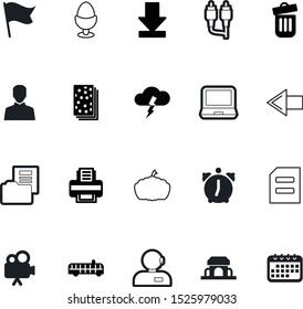 web vector icon set such as: phone, siren, seasonal, health, fall, cursor, recycle, down, user, garbage, move, tech, film, recording, garden, support, personal, site, service, fresh, face, passenger