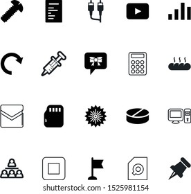 web vector icon set such as: organizational, treatment, start, security, banner, loaf, leadership, industry, envelope, panel, a, dialog, mail, green, calculator, hot, zoom, happy, reload, plug