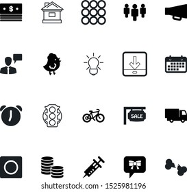 web vector icon set such as: cottage, download, teamwork, smart, blank, organic, warning, hour, care, bone, truck, social, loan, announcement, icons, gold, lamp, travel, text, homemade, healthy, stop