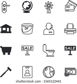 web vector icon set such as: wooden, chip, eco, electric, profit, banknote, protect, printout, name, holding, land, ax, personal, propeller, one, year, europe, service, face, building, client, sharp