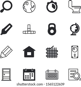 web vector icon set such as: user, post, gym, measurement, confirm, screen, sewing, manager, raw, notification, infographic, teenager, property, line, shape, city, vintage, fabric, health