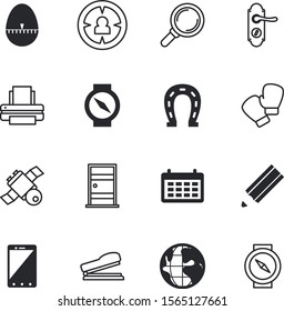 web vector icon set such as: logo, week, clock, team, stationery, hair, good, earth, hipster, gardening, meter, seek, egg, group, printer, activity, lucky, numeral, targeting, teenager, happy